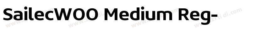 SailecW00 Medium Reg字体转换